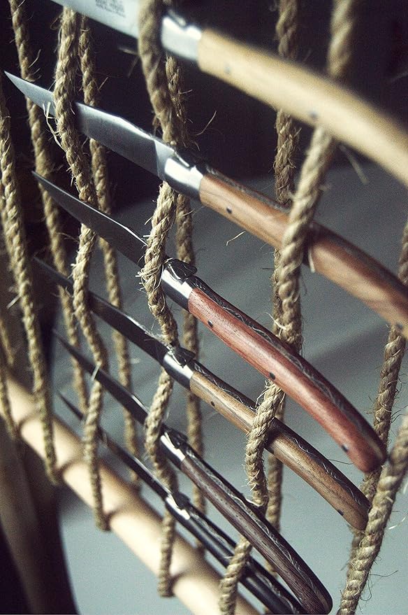 Laguiole PRESTIGE folding pocket knife 12 cm, Ebony Wood Handle, Made In France