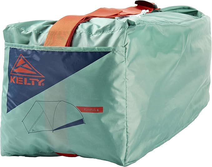 Kelty 4/6 Person Freestanding Rumpus Tent for Camping, Car Camping, Festivals and Family with Extra Large Vestibule