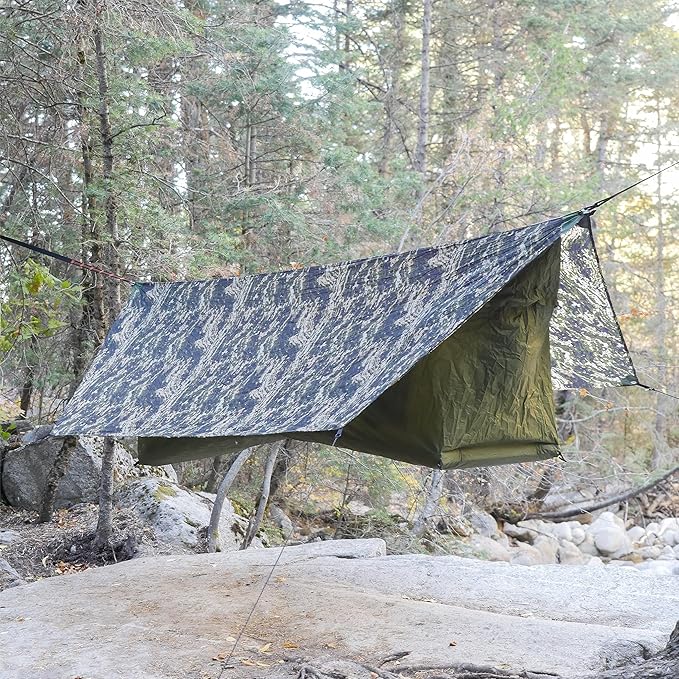 Haven Tents Lay Flat Hammock Tent - Waterproof Tent & Camping Hammock with Mosquito Net - Includes Insulated Pad and Rainfly - Haven Tent, Haven XL, Haven Safari