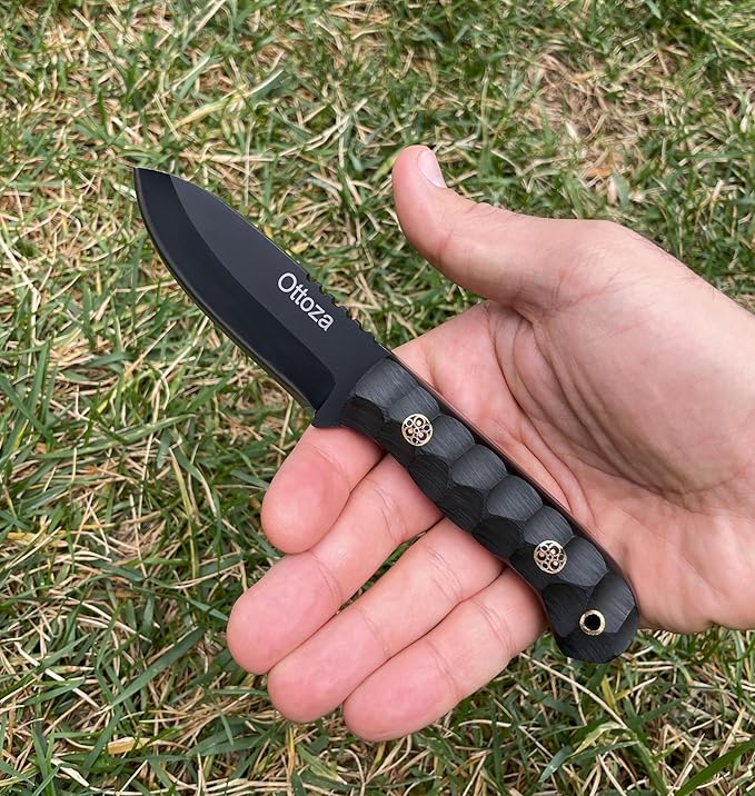 Ottoza Bushcraft Knife 7.5" Small Fixed Blade Knife 366