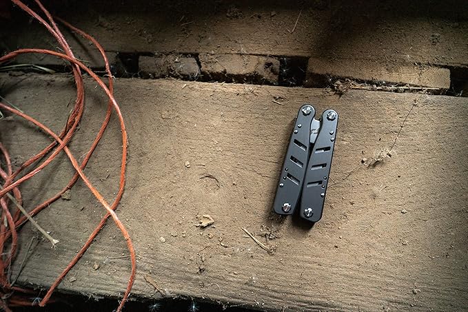 Schrade Delta Class Callous Multi-Tool 6.5in with 14 Tools in 1 Made of 2Cr Stainless Steel for EDC