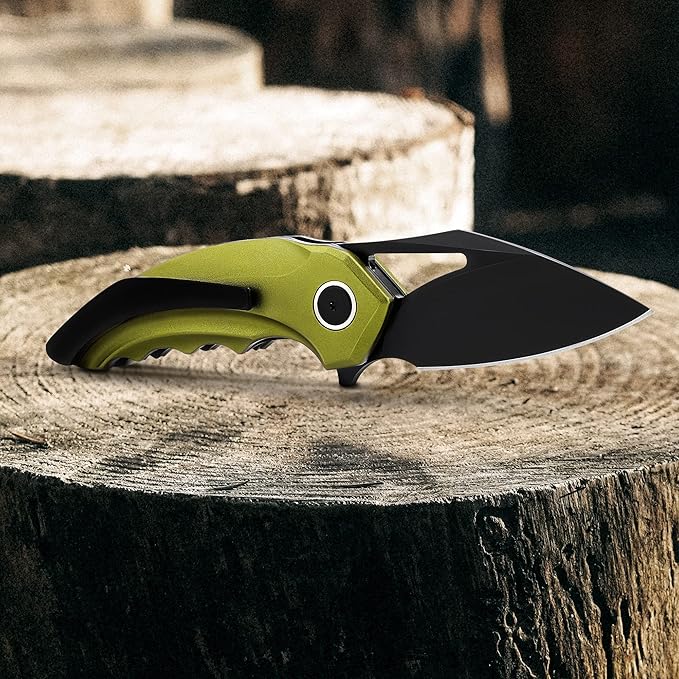 Folding Pocket Knife For Men Women- Stainless Steel, Durability,Compact, Amazingly Convenient Aluminum Handle For Everyday Carry(Oliver)