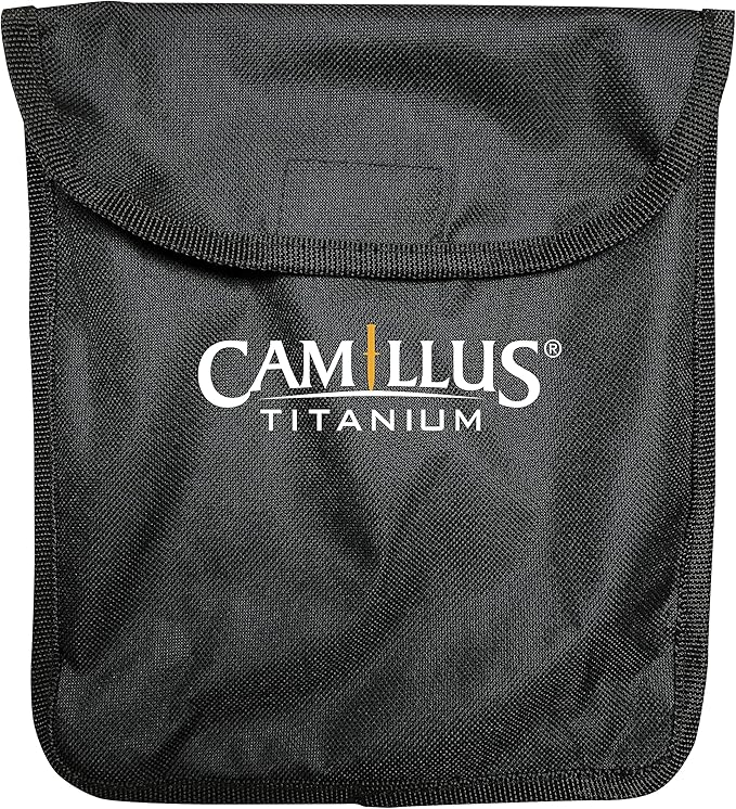 CAMILLUS 20" High Limb Durable Easy-to-Use Outdoor Branch Chain Saw with Weighted Handle & Carrying Pouch | Dual-Directional Cutting Action, Black