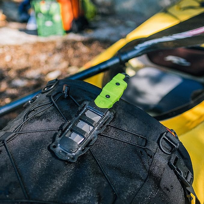 GEAR AID Akua Blunt Tip Paddle Knife with Serrated 3” Blade and Sheath