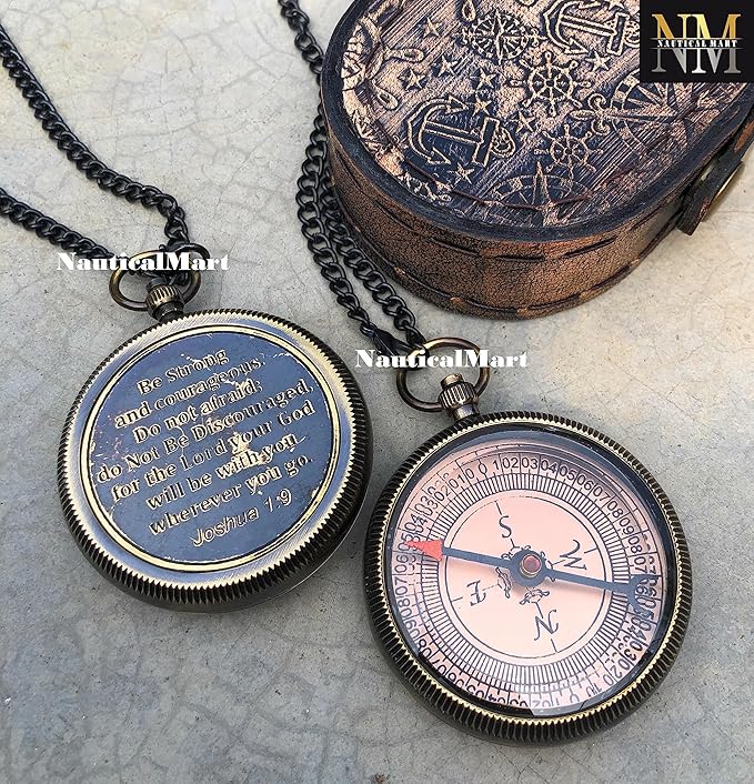 Personalized Brass Compass Wedding Gift, Groomsmen Gift, Wedding Keepsake, Christmas, Baptism, Graduation, Nautical Gift, Anniversary, Father's Day, Long Distance Relationship